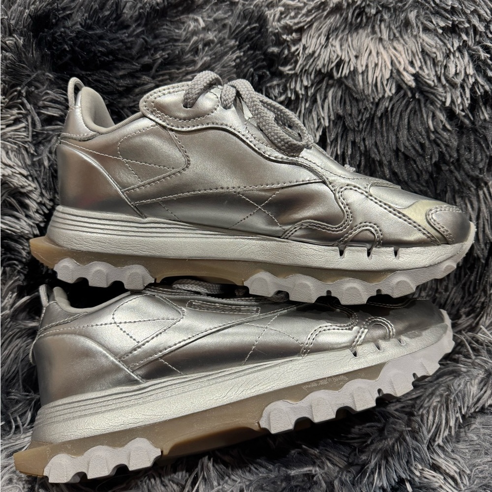 Stylish Silver Cardi B rebox Women's Sneakers